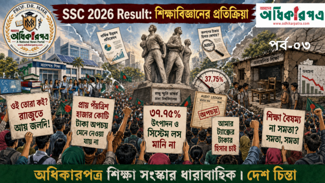 রাজপথে বৈষম্যবিরোধী জাগরণ—শিক্ষার বৈষম্যে নীরবতা কেন? │অধিকারপত্র এসএসসি ফলাফল প্রতিক্রিয়া-০৩│ রাজপথ যদি রাষ্ট্রব্যবস্থা বদলাতে পারে, তাহলে শিক্ষাব্যবস্থার বৈষম্য বদলাবে কে?